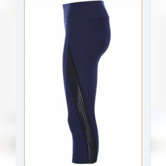 NWT Splendid Leggings Peacock Sheer Active wear - Picture 1 of 14